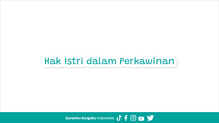 Hak Istri dalam Perkawinan