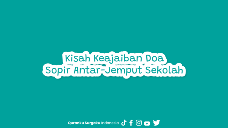 Kisah Keajaiban Doa Sopir Antar-Jemput Sekolah