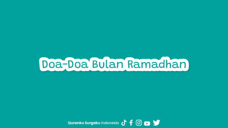 Doa-Doa Bulan Ramadhan