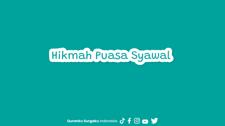 Hikmah Puasa Syawal