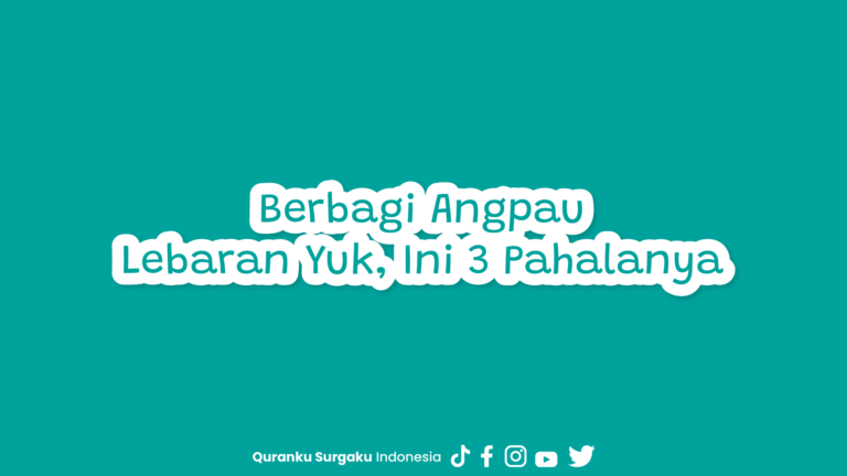 Berbagi Angpau Lebaran Yuk, Ini 3 Pahalanya